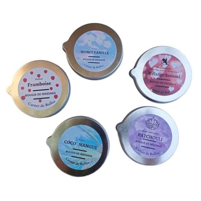 Bougies de Massage - Un Rituel de Soin et de Partage pour une Détente Unique