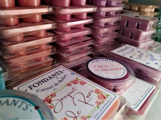 Tous les parfums de fondants parfumés