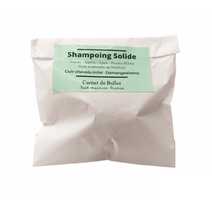Shampoing Solide à l'Ortie : Apaisement Naturel pour un Cuir Chevelu Sain